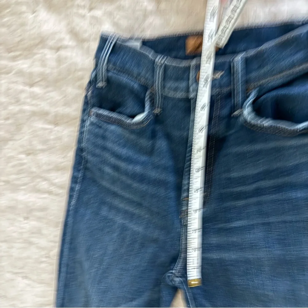 Mother The Hustler Ankle Fray Jeans in Teaming Up Size 25